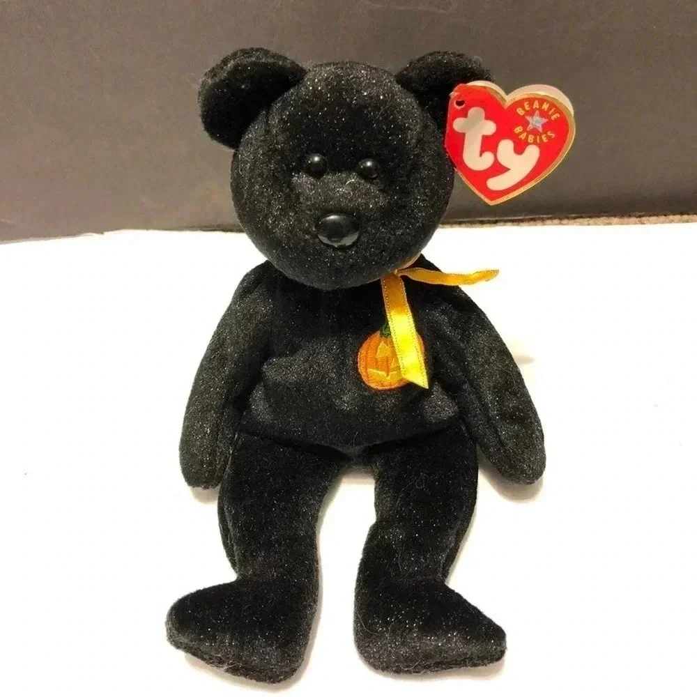 Vintage Ty Beanie Babies Hunt the Halloween Bear 2001 - Picture 1 of 6